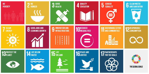 FN:s globala utvecklingsmål, SDG:s.